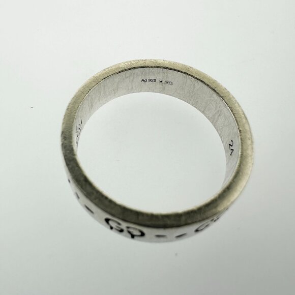 Gucci 925 Sterling Silver Ghost Ring Band - Size 10.5 - Picture 8 of 11